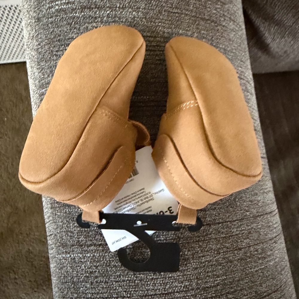 Cat & Jack Brown Suede Baby Moccasins
